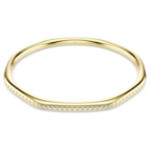 Swarovski armbånd Dextera bangle Octagon shape, Round cut, White, Gold-tone plated - 5724581