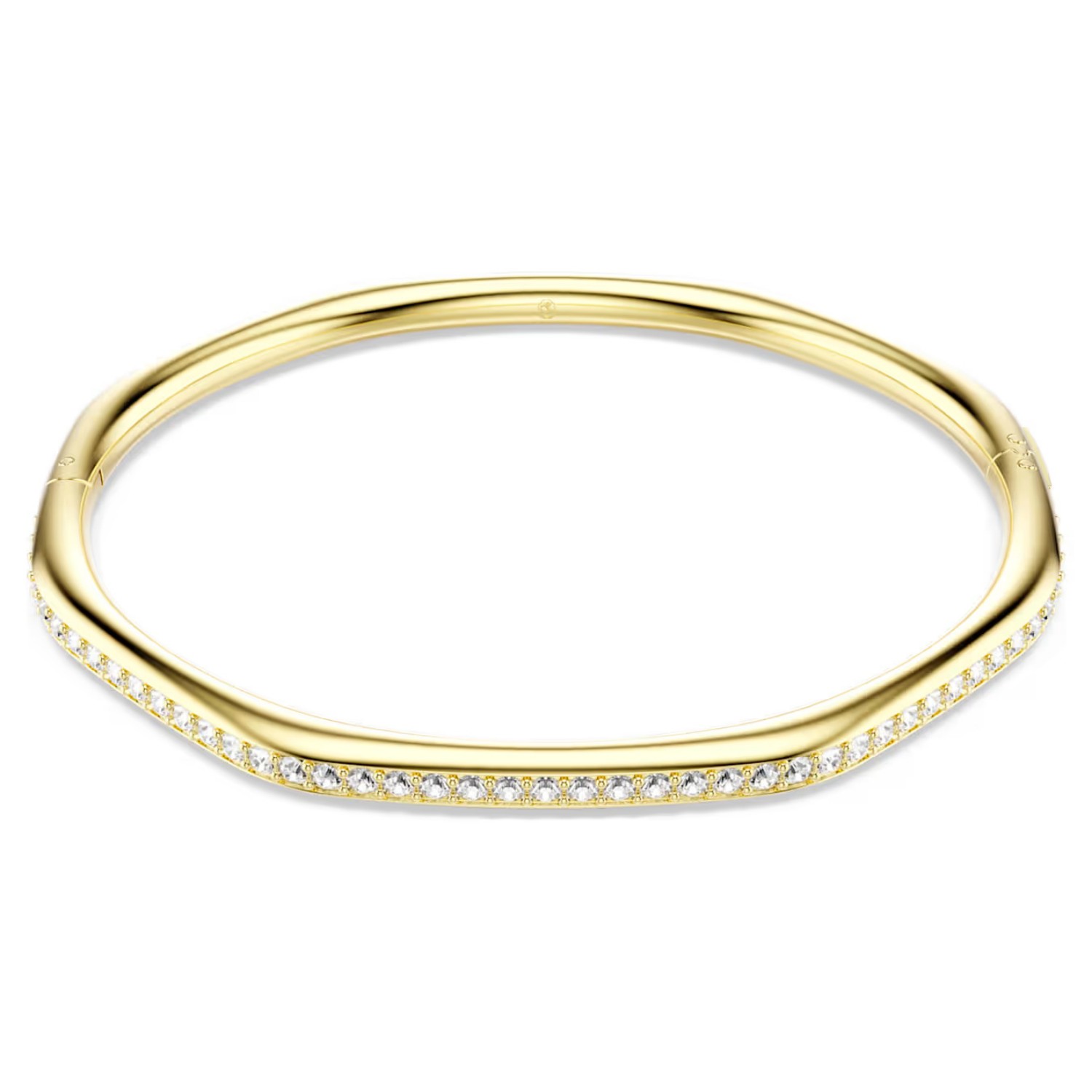 Swarovski armbånd Dextera bangle Octagon shape, Round cut, White, Gold-tone plated - 5724581