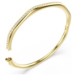 Swarovski armbånd Dextera bangle Octagon shape, Round cut, White, Gold-tone plated - 5724581