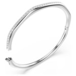 Swarovski armbånd Dextera bangle Octagon shape, Round cut, White, Rhodium plated - 5725222