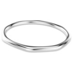 Swarovski armbånd Dextera bangle Octagon shape, Round cut, White, Rhodium plated - 5725222