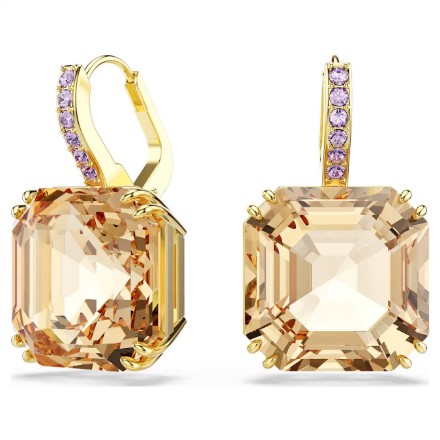 Swarovski øredobber Millenia drop earrings Mixed cuts, Caramel, Gold-tone plated - 5725744 Swarovski øredobber Millenia drop earrings Mixed cuts, Caramel, Gold-tone plated - 5725744
