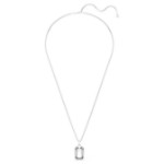 Swarovski smykke Millenia pendant Octagon cut, White, Rhodium plated - 5725768
