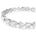 Swarovski armbånd Mesmera bracelet Mixed cuts, White, Rhodium plated - 5731959