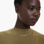 Swarovski smykke Constella necklace Mixed cuts, Green, Gold-tone plated - 5732247