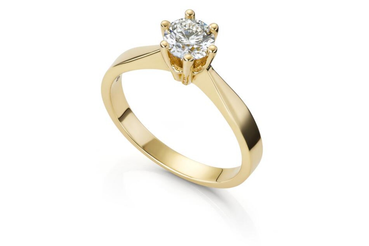 Forlovelsesring Margrete med Oval Lab Grown diamant i 0,50 ct og River (D) -VS1 - LAB1611650RVGU
