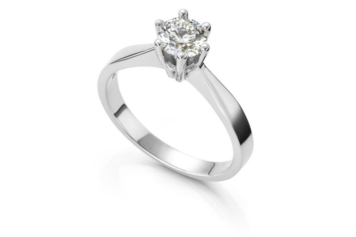 Forlovelsesring Margrete med Oval Lab Grown diamant i 0,50 ct og River (D) -VS1 - LAB1611650RVHV