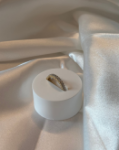 Diamantring i 14kt gult gull med 0,25 ct W-Si - 57591