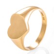 Signetring Hjerte 585 i 14 kt gult gull - 57213 Signetring Hjerte 585 i 14 kt gult gull - 57213