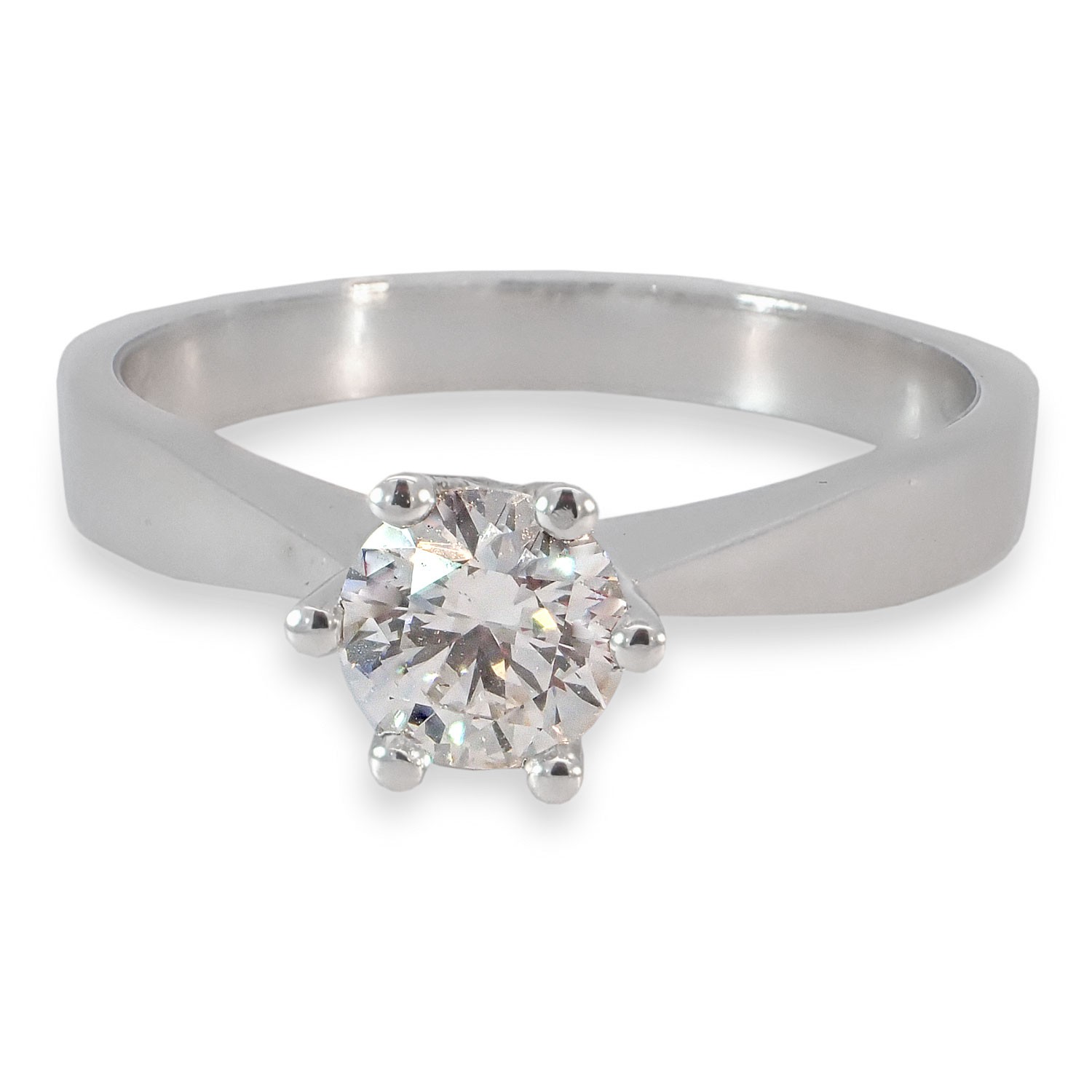 Forlovelsesring Margrete med Oval Lab Grown diamant i 0,50 ct og River (D) -VS1 - LAB1611650RVHV
