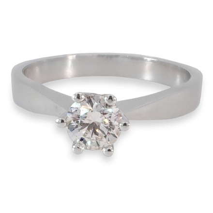 Forlovelsesring Margrete med Oval Lab Grown diamant i 0,50 ct og River (D) -VS1 - LAB1611650RVHV Forlovelsesring Margrete med Oval Lab Grown diamant i 0,50 ct og River (D) -VS1 - LAB1611650RVHV