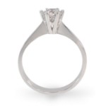 Forlovelsesring Margrete med Oval Lab Grown diamant i 0,50 ct og River (D) -VS1 - LAB1611650RVHV