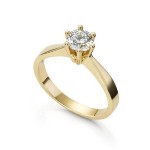 Forlovelsesring Margrete med Lab Grown diamant i 0,70 ct og River (D) -VS1 - LAB1611670RVGU