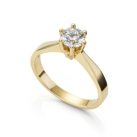Forlovelsesring Margrete med Lab Grown diamant i 0,50 ct og River (D) -VS1 - LAB1611650RVGU Forlovelsesring Margrete med Lab Grown diamant i 0,50 ct og River (D) -VS1 - LAB1611650RVGU