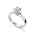 Forlovelsesring Margrete med Lab Grown diamant i 3,00 ct og River (D) -VS1 - LAB16116300RVHV