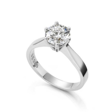 Forlovelsesring Margrete med Lab Grown diamant i 3,00 ct og River (D) -VS1 - LAB16116300RVHV Forlovelsesring Margrete med Lab Grown diamant i 3,00 ct og River (D) -VS1 - LAB16116300RVHV