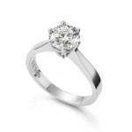 Forlovelsesring Margrete med Lab Grown diamant i 2,00 ct og River (D) -VS1 - LAB16116200RVHV