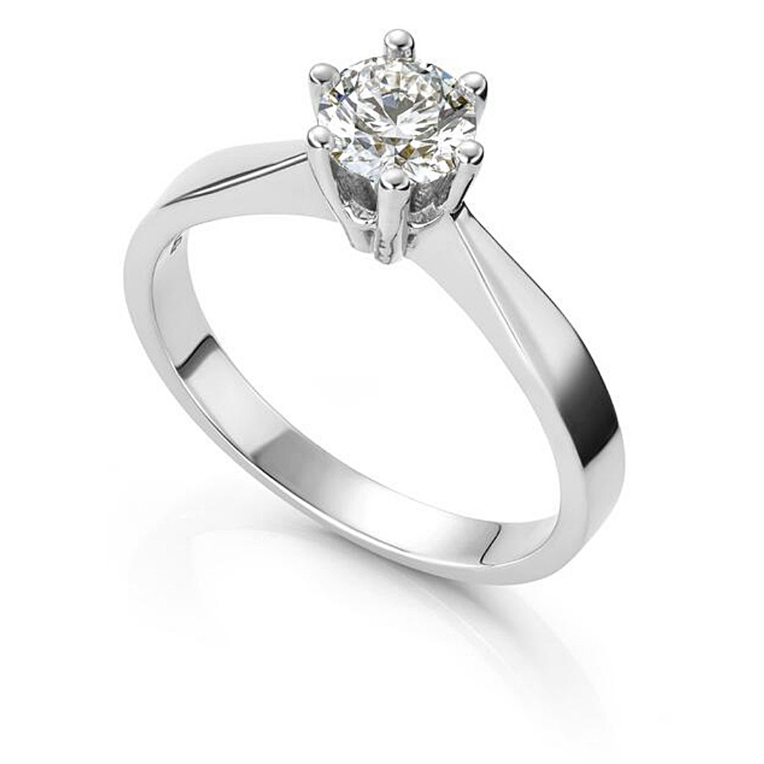 Forlovelsesring Margrete med Oval Lab Grown diamant i 0,40 ct og River (D) -VS1 - LAB1611640RVHV