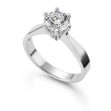 Forlovelsesring Margrete med Oval Lab Grown diamant i 1,00 ct og River (D) -VS1 - LAB16116100RVHV Forlovelsesring Margrete med Oval Lab Grown diamant i 1,00 ct og River (D) -VS1 - LAB16116100RVHV
