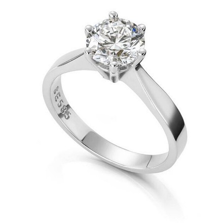 Forlovelsesring Margrete med Oval Lab Grown diamant i 1,50 ct og River (D) -VS1 - LAB16116150RVHV Forlovelsesring Margrete med Oval Lab Grown diamant i 1,50 ct og River (D) -VS1 - LAB16116150RVHV