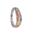 Diamantring med diamant 0,05ct i 14kt gull, tofarget - 5670005