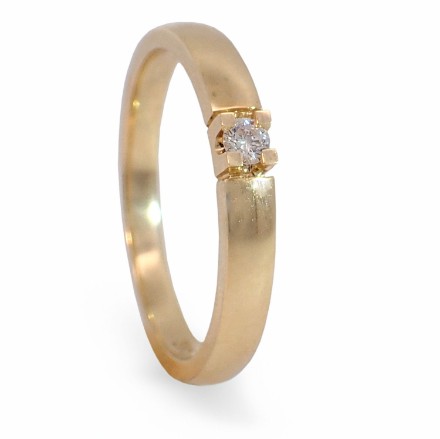 Forlovelsesring diamantring Iselin 1x0.05 ct TW-Si-85010050 Forlovelsesring diamantring Iselin 1x0.05 ct TW-Si-85010050