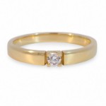 Iselin alliansering i 14 karat gult gull - 85010100