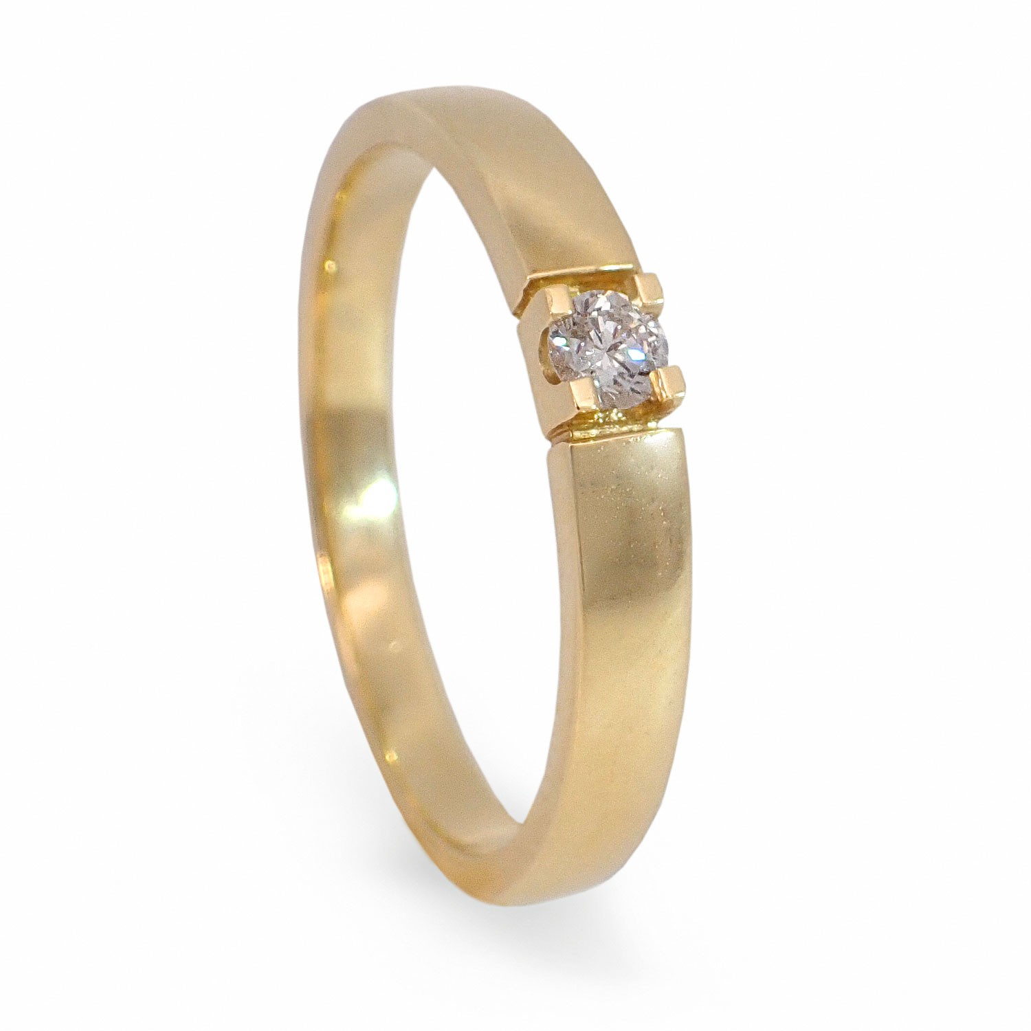 Iselin alliansering i 14 karat gult gull - 85010100