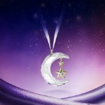 Swarovski figurer Holiday Magic Moon Ornament - 5686616