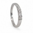 Forlovelsesring diamantring Iselin 3x0,05 ct TW-Si-8503050
