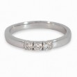 Iselin alliansering 585 / 14 karat hvitt gull med 0.05 ct. TW-Si - 8503070