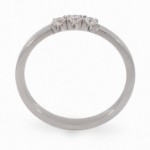 Iselin alliansering 585 / 14 karat hvitt gull med 0.05 ct. TW-Si - 8503070