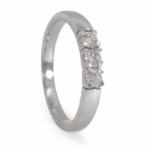 Iselin alliansering 585 / 14 karat hvitt gull med 0.10 ct. TW-Si - 8503010