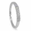 Iselin alliansering 585 / 14 karat hvitt gull med 0.15 ct. TW-Sl - 8505030