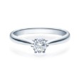 Diamantring forlovelsesring med 0,40 ct River (E)–VS2 i 14kt gull. Leticia - 18007040hv