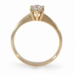 Forlovelsesring med Lab Grown diamant 0,40 ct D-VSi 14kt gult gull. Diona - 180010400LAB