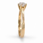 Forlovelsesring med Lab Grown diamant 0,40 ct D-VSi 14kt gult gull. Diona - 180010400LAB