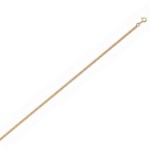 Panser herre kjede i forgylt sølv, 45 cm - 21-G100-45