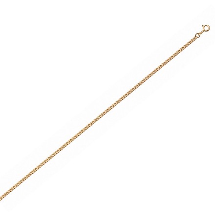 Panser herre kjede i forgylt sølv, 45 cm - 21-G100-45 Panser herre kjede i forgylt sølv, 45 cm - 21-G100-45