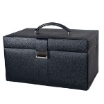 Smykkeskrin 325x210x180mm  sort - 3463517