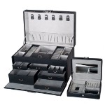 Smykkeskrin 325x210x180mm  sort - 3463517