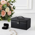 Smykkeskrin 325x210x180mm  sort - 3463517