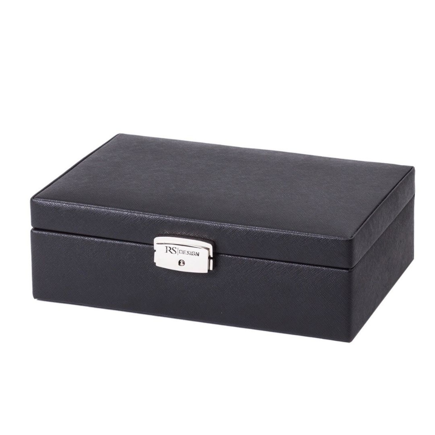 Smykkeskrin, svart, 240x160x80 mm - 3463733