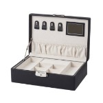 Smykkeskrin, svart, 240x160x80 mm - 3463733