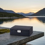 Smykkeskrin, svart, 240x160x80 mm - 3463733