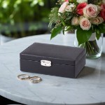 Smykkeskrin, svart, 240x160x80 mm - 3463733