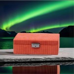 Smykkeskrin, oransje, 240x160x80 mm - 3463823