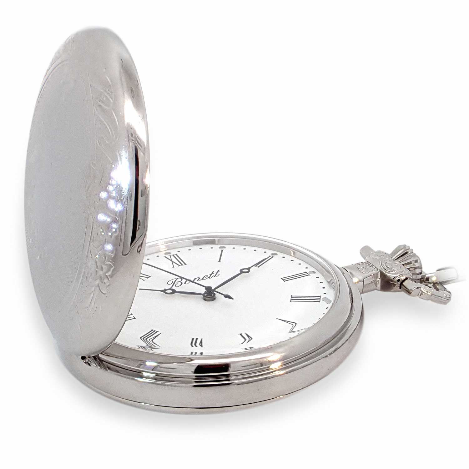 Bonett lommeur mekanisk inkl. kjede - 462