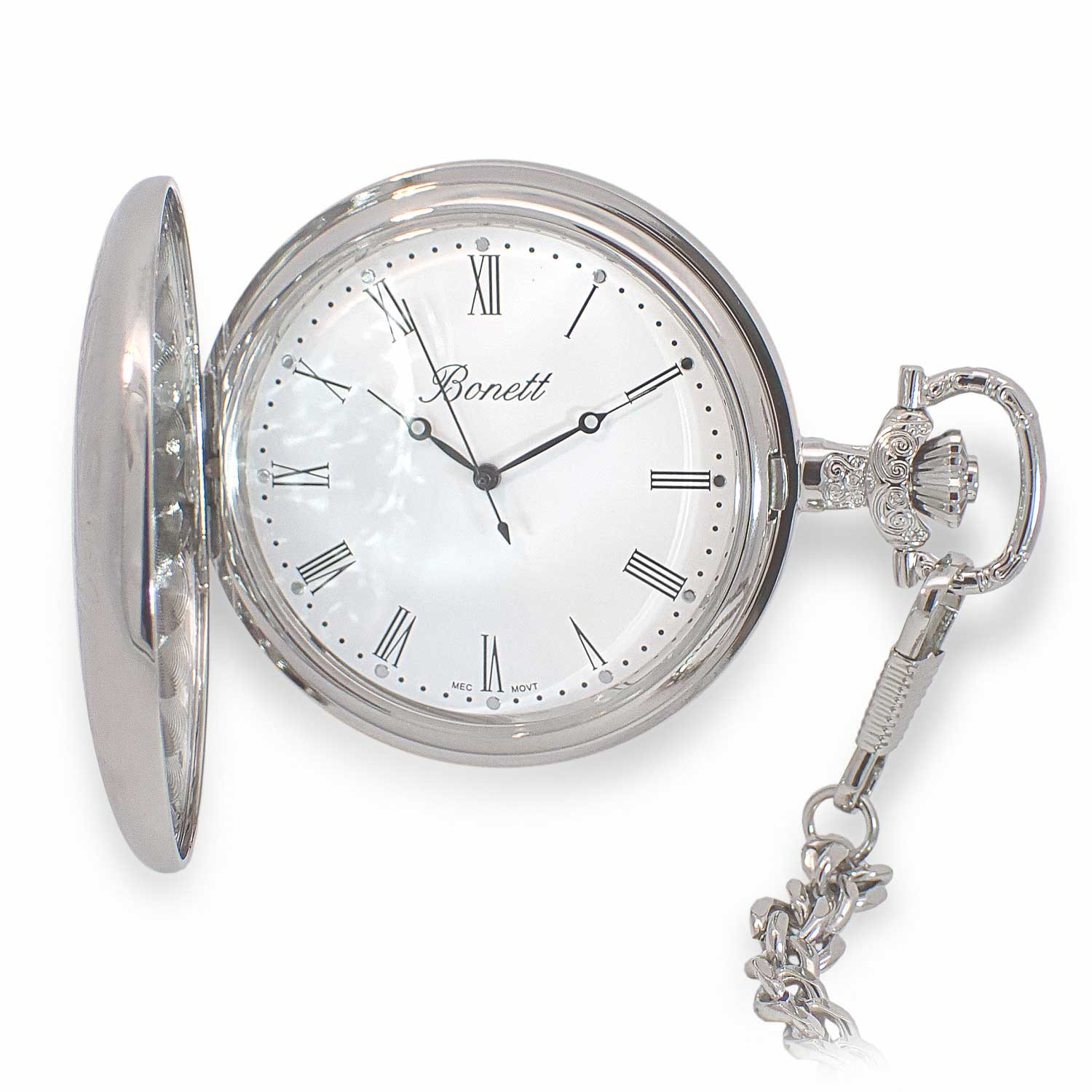 Bonett lommeur mekanisk inkl. kjede - 462