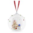 Swarovski figurer Holiday Cheers Tree and Snowman Ball Ornament - 5701509 Swarovski figurer Holiday Cheers Tree and Snowman Ball Ornament - 5701509